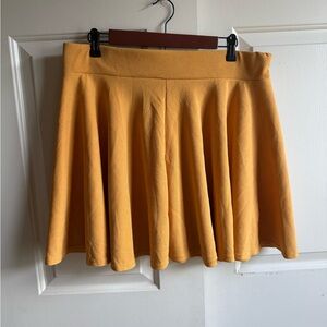 Chic Mustard Skater Skirt by Urban Coco size XXL